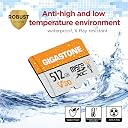 [Gigastone] 512GB Micro SD Card, 4K Video Pro, Surveillance, Security Camera, Action Camera, Drone, 100MB/s MicoSDXC Memory Card UHS-I V30 Class 10 gallery image