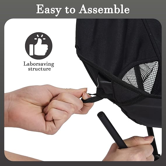 Lightweight Folding Backpacking Camping Chair for Hiking, Beach
