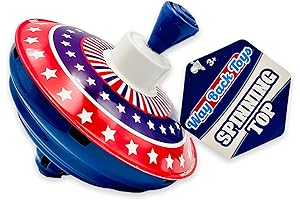 Way Back Toys Spinning Top, Novelty Easy to Spin Toy for Ages 3 and up