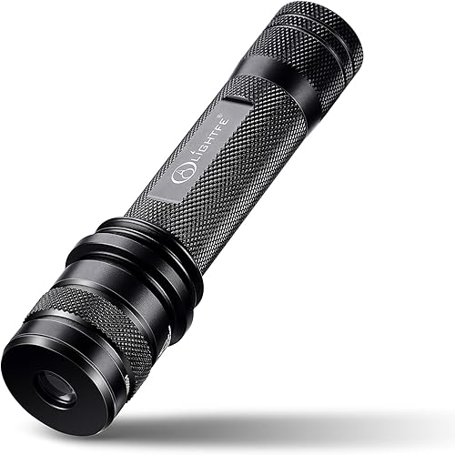 LIGHTFE -Linterna de luz UV uniforme P30D, UVLED de 365 nm de alta potencia, adecuada para mineral, jade, manchas de orina de mascotas, manchas,