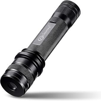 LIGHTFE-P30D Uniform UV Light Flashlight, High-Power 365nm UVLED, Suitable for ore, Jade, Pet Urine Stains, Stains, Mechanical Leak Detection, Etc., Professional-Grade Detection Tool UV Flashlight