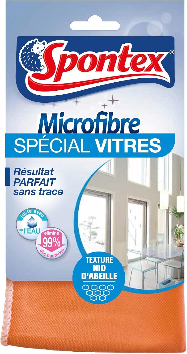 Spontex - 1 x Microfibre Cloth Special for Glass