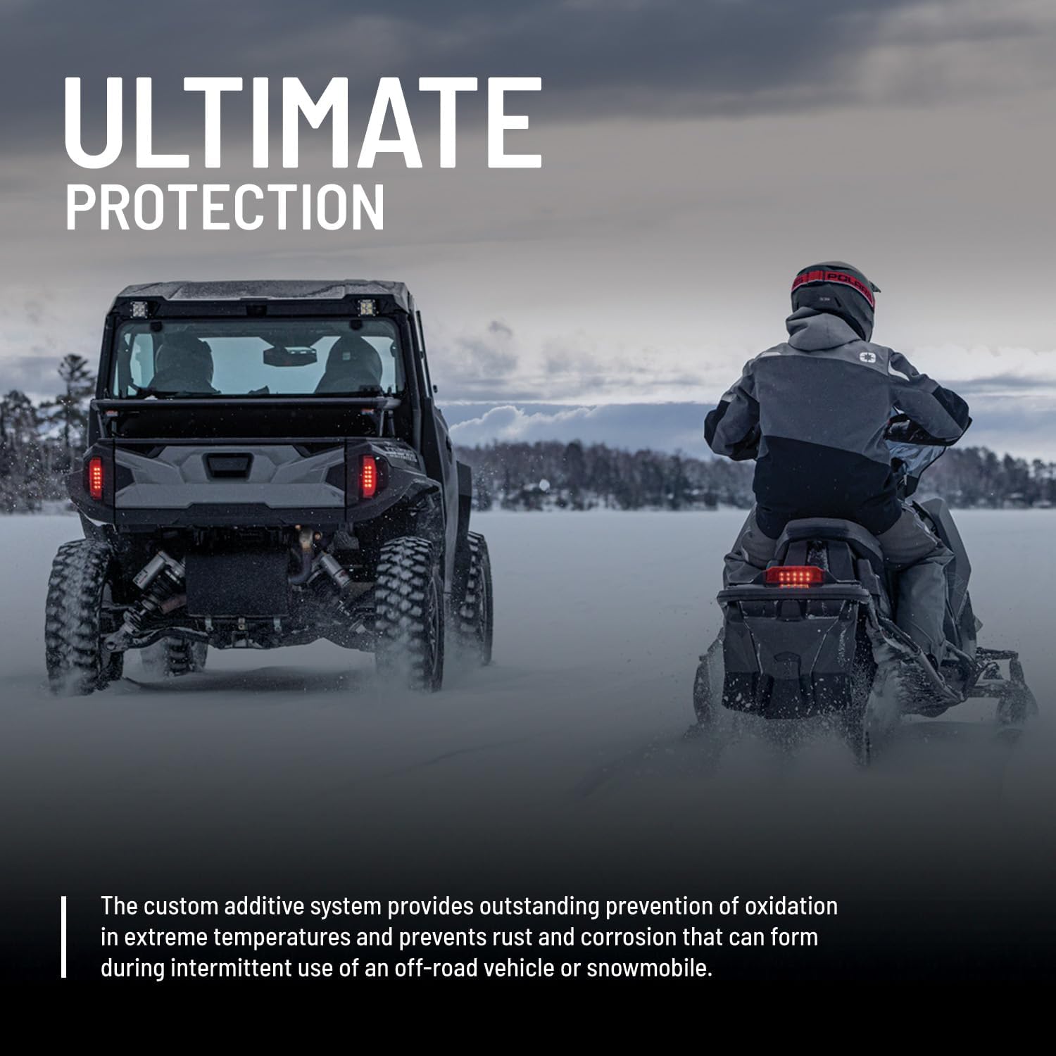 Polaris Oil Change Kit for Specific Ranger, RZR, Sportsman, ACE 570 Models with 4 Stroke Engine, Includes 2 Quarts PS-4 Extreme 0W-50 Full Synthetic Oil, 1 Oil Filter, 1 Washer - 2890056