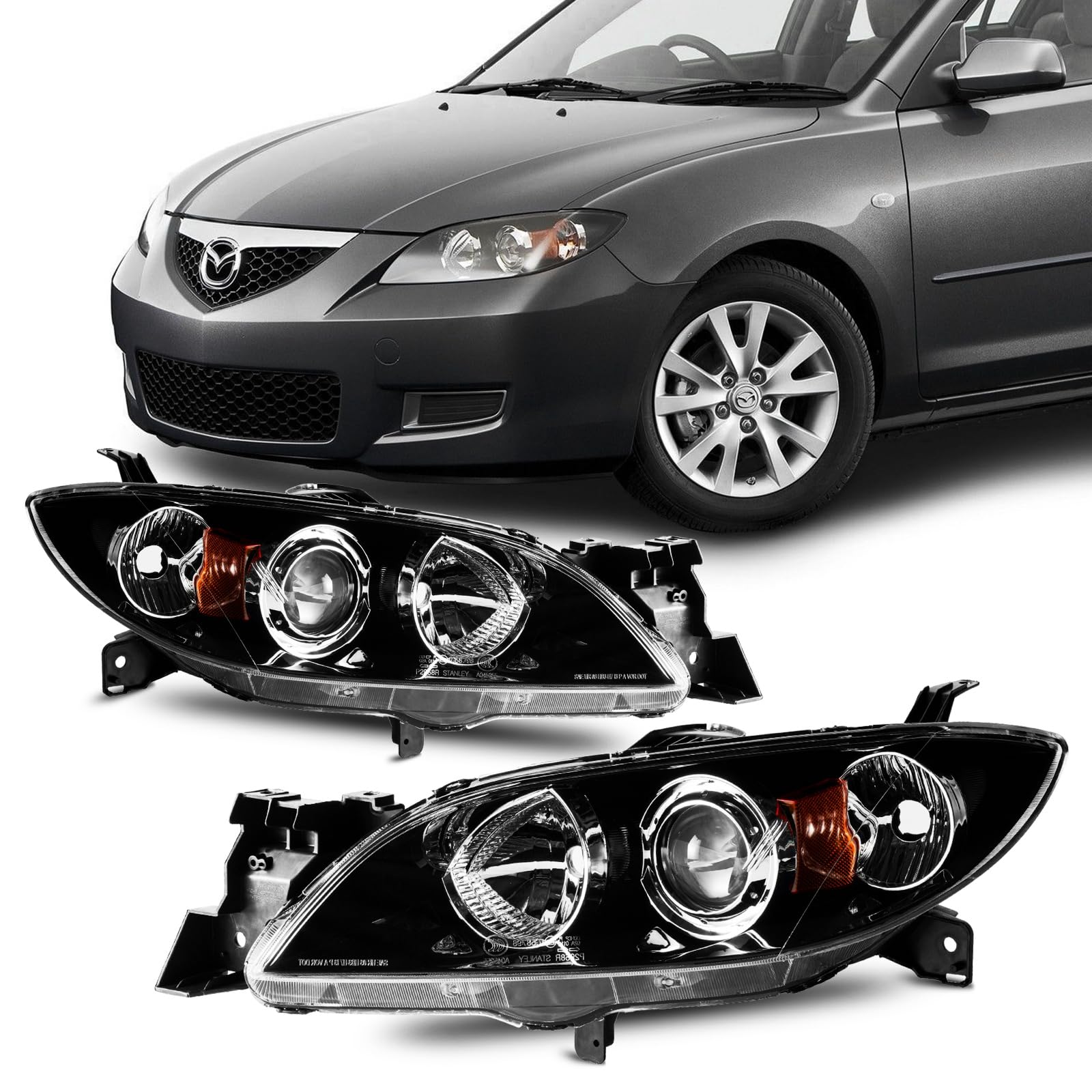 Torchbeam headlights assembly