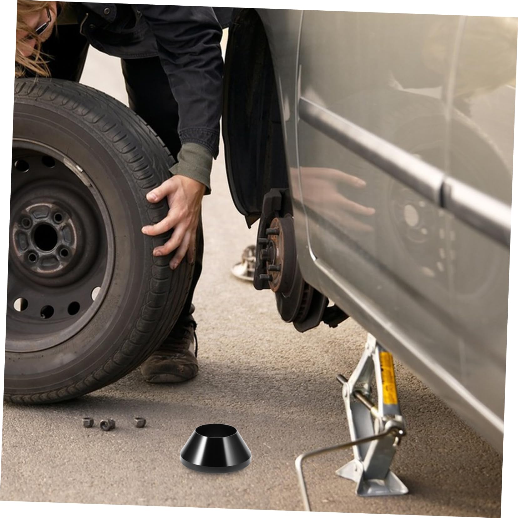 PartyKindom 5pièces Tire Changer Cone Outil De Pour Pneus De Changeur De Pneus Manuel Accessoire De Maintenance Pour Équilibrage De Outil Pratique