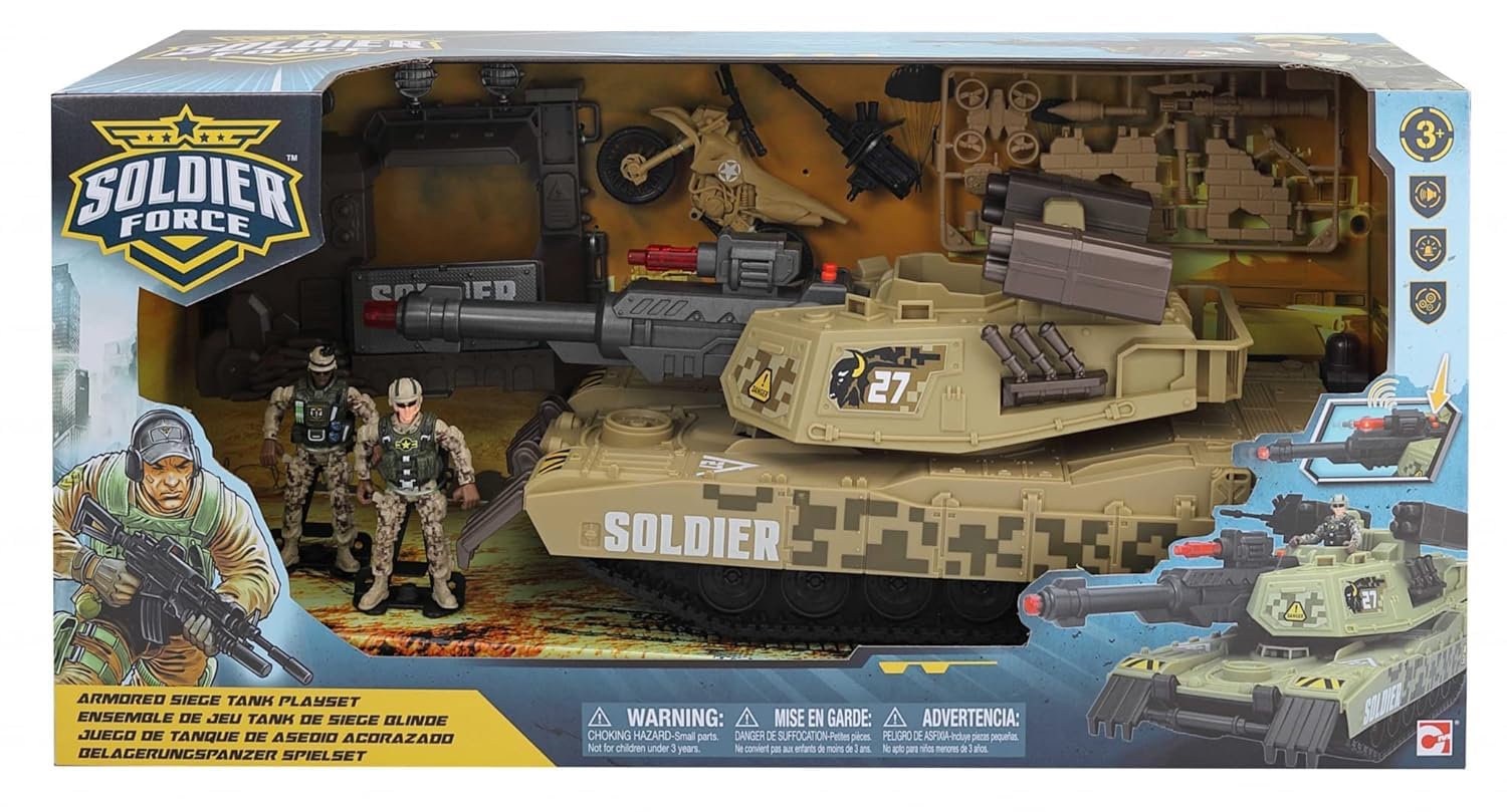 Soldier Force compatible - Armored Siege Tank Playset (545122)