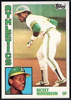 Baseball MLB 1984 Topps #230 Rickey Henderson Athletics