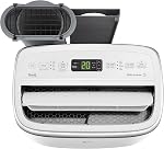 LG 10,000 BTUS SAC Dual Inverter Smart Wi-Fi Portable Air Conditioner, Ultra Quiet Performance 3-in-1 AC, LED Display, Auto Evaporation, 24-Hr Timer & Auto Restart, Cools Rooms up to 450 Sq. Ft, White
