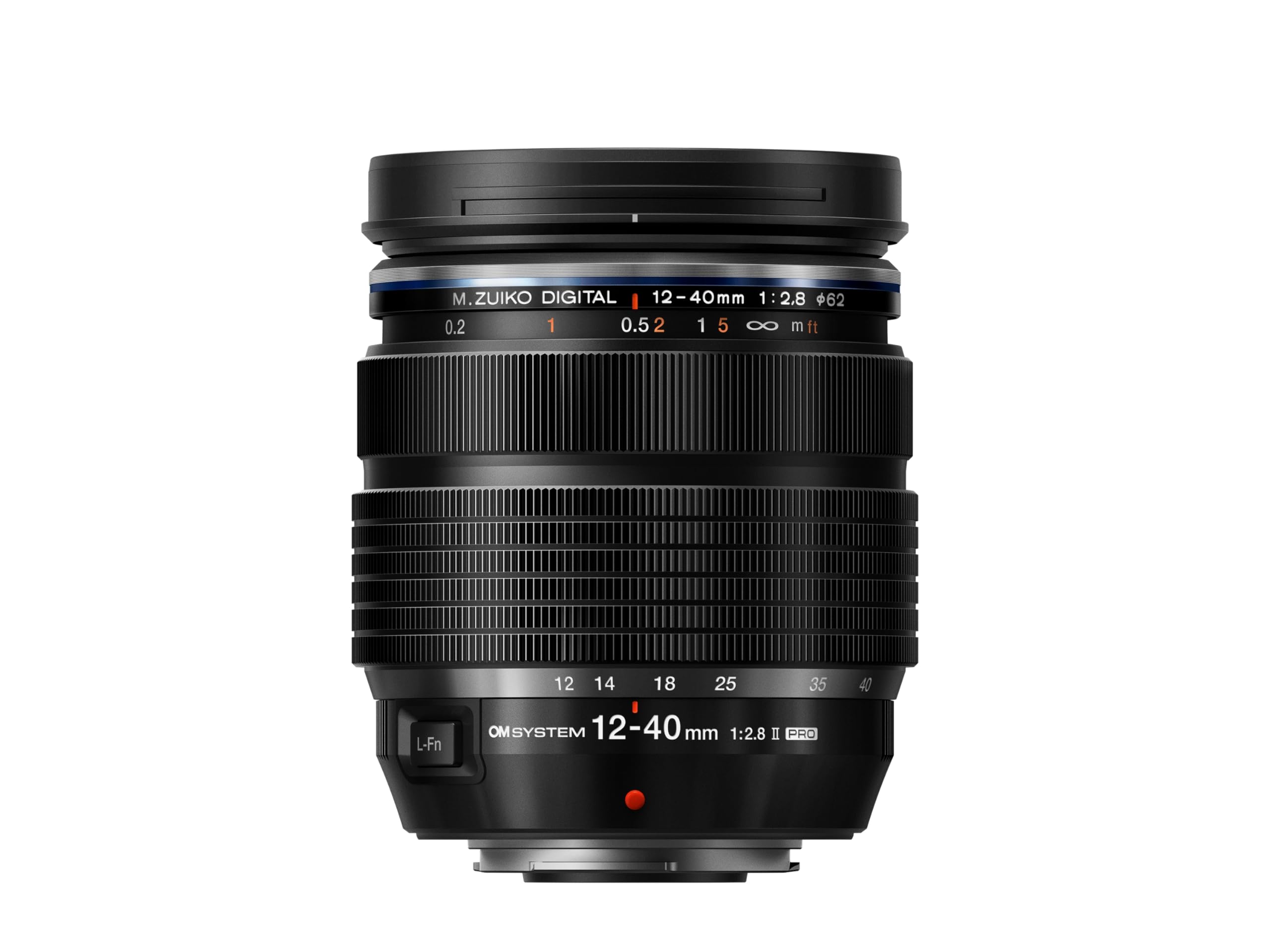 OM SYSTEM OM-5 Mark II MFT-Kamera mit M.Zuiko ED 12-40 mm F2.8 PRO II, 20 MP, IP53 Wetterschutz, 5-Achsen-Bildstabilisierung, 50 MP High-Res Shot, Schwarz