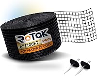 Vista 11 de Rotak Critter Guard PRO - Kit de rollo de prevención de pájaros para paneles solares de 6 pulgadas x 100 pies - Malla de alambre recubierta de PVC