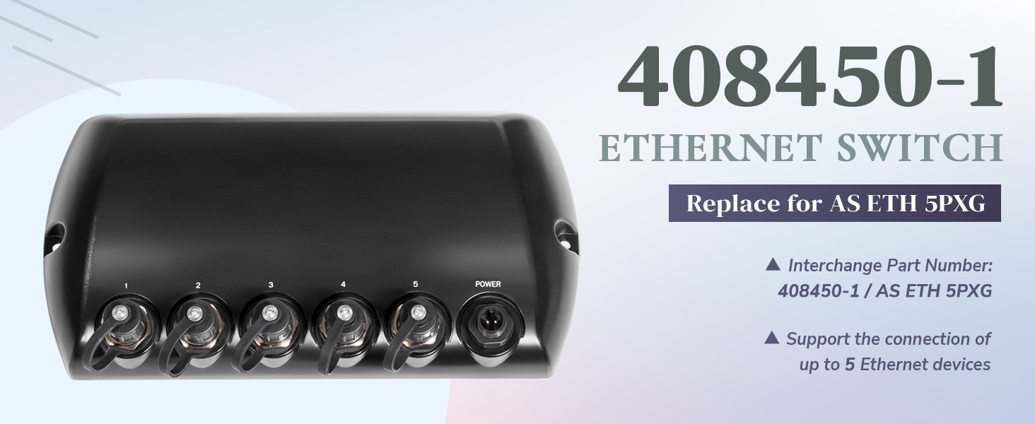 Amazon.com: 408450-1 5 Port Ethernet Switch, Replace for