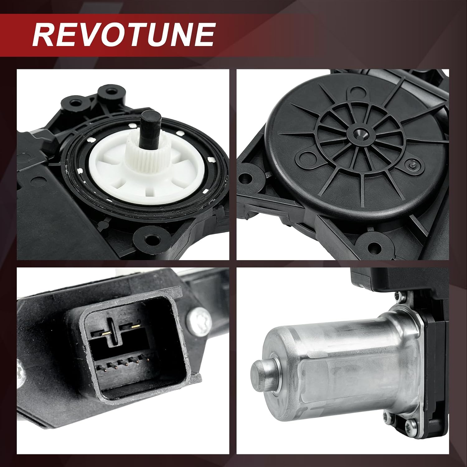 Front Left Window Motor fits for Chevrolet Silverado 1500/2500/3500 HD Tahoe GMC Sierra 1500/2500/3500 HD Yukon XL Cadillac Escalade ESV 2014-2020 Driver Side Replaces OE 22921493 742054