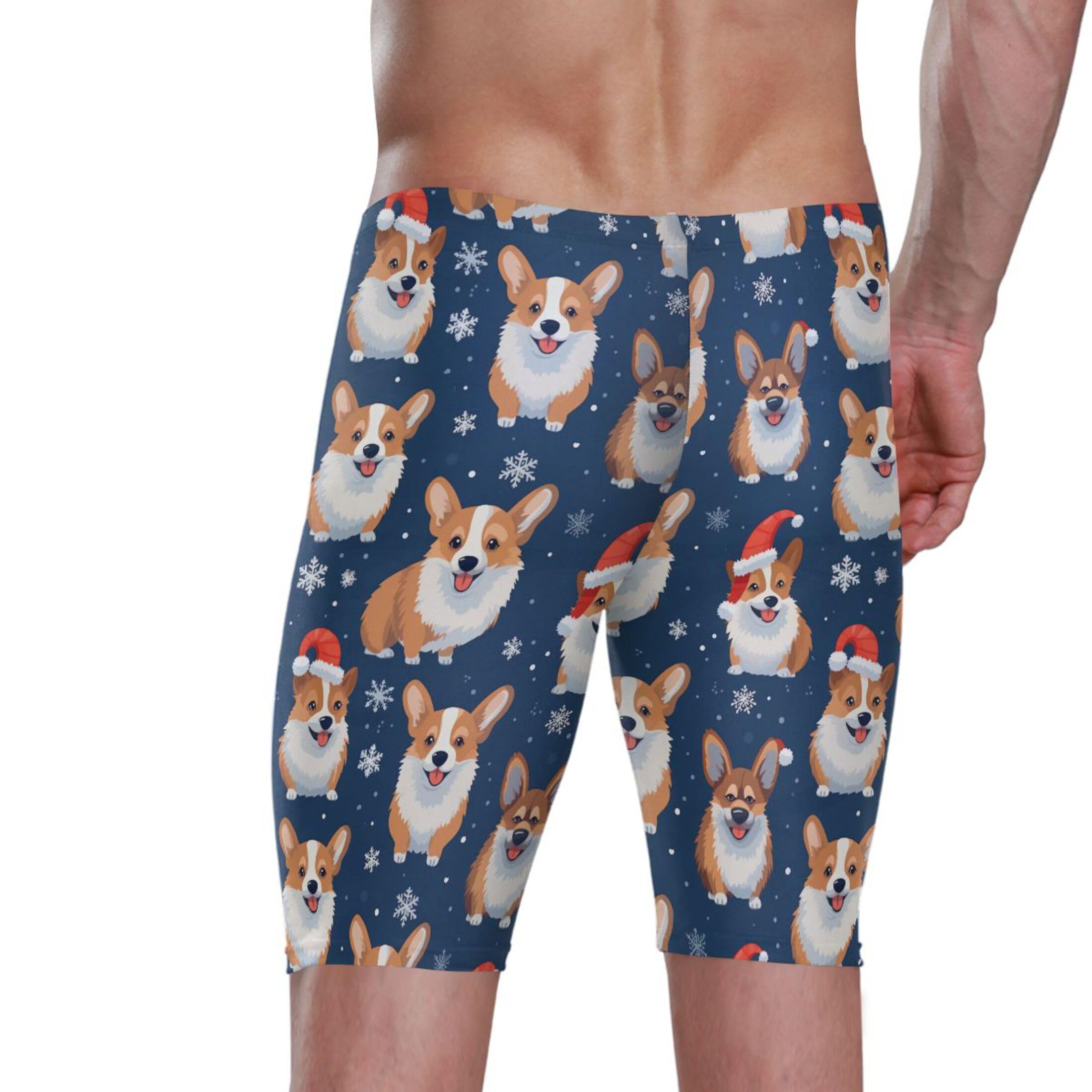 UMIRIKO Dog Puppy Pug Animal Cute Mens Swim Jammers Swimsuit XL B0402803