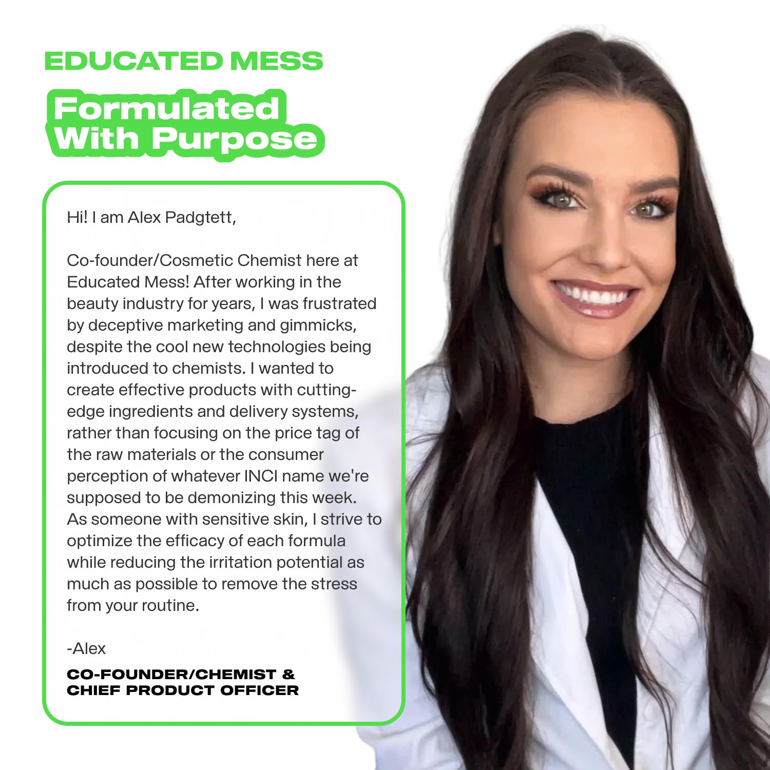 Educated Mess Grow A Pair Lash & Brow Enhancing Serum