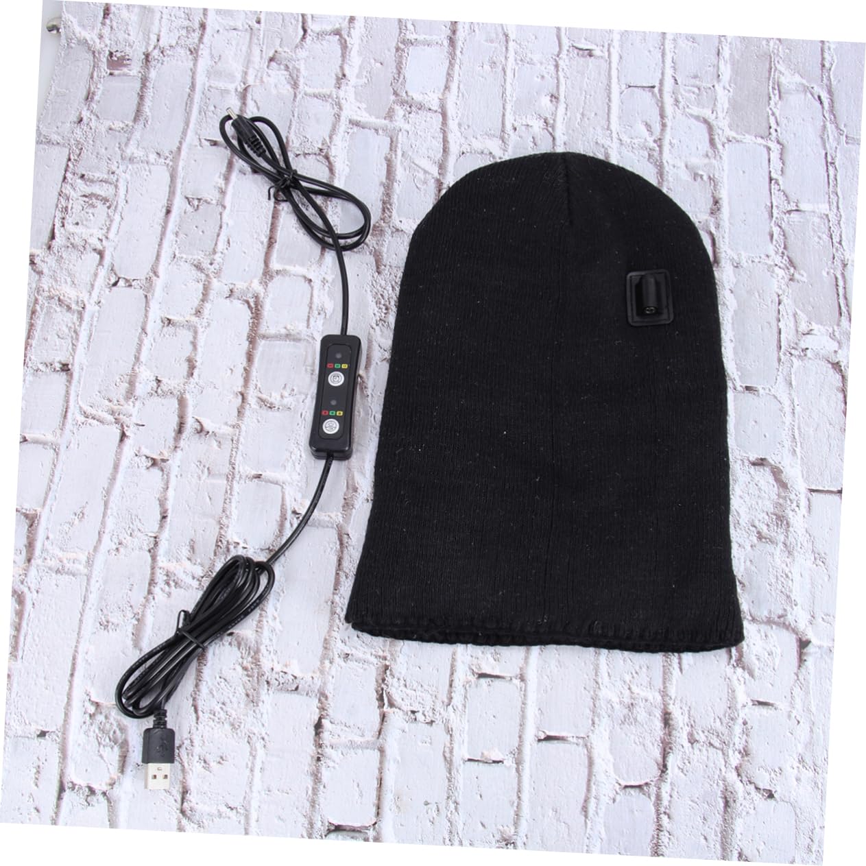 Beheizter Hut Warme Mütze Strickmütze Mütze Für Beanie-mütze Grey