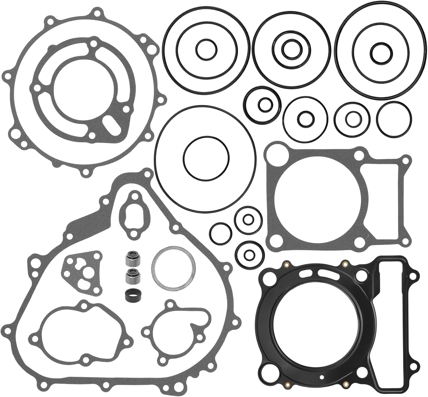 YFM400 Complete Engine Gasket Kit for Yamaha YFM400 Kodiak 400 4WD 2000-2006 ATV Crankcase Cover Top End Gasket