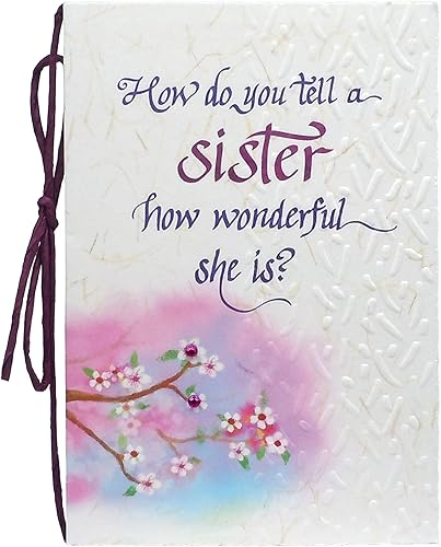 Miniatura 2 de Blue Mountain Arts Tarjeta de hermana - Tarjeta de agradecimiento, tarjeta de vacaciones, tarjeta para cualquier ocasión, con piedras preciosas,