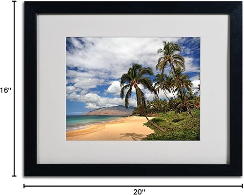 Miniatura 5 de Kamaole Tropical by Pierre Leclerc - Lienzo decorativo para pared, marco negro, 16 x 20 pulgadas