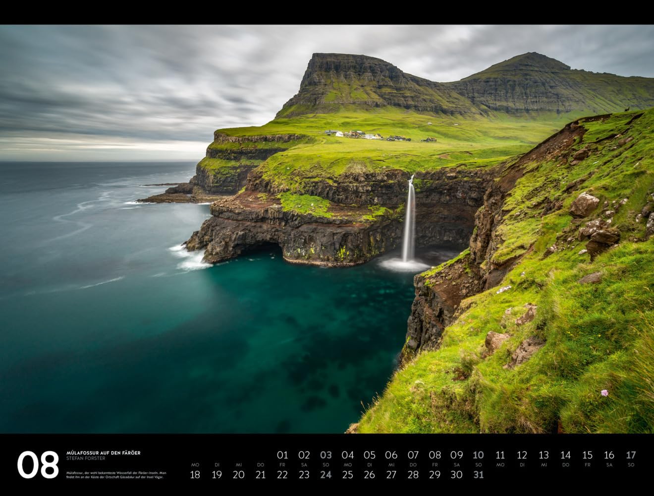 Nordische Welten - Signature Kalender 2025 - Hochwertiger Skandinavien-Kalender im großen Querformat (66x50 cm), Island, Färöer, Grönland, Norwegen