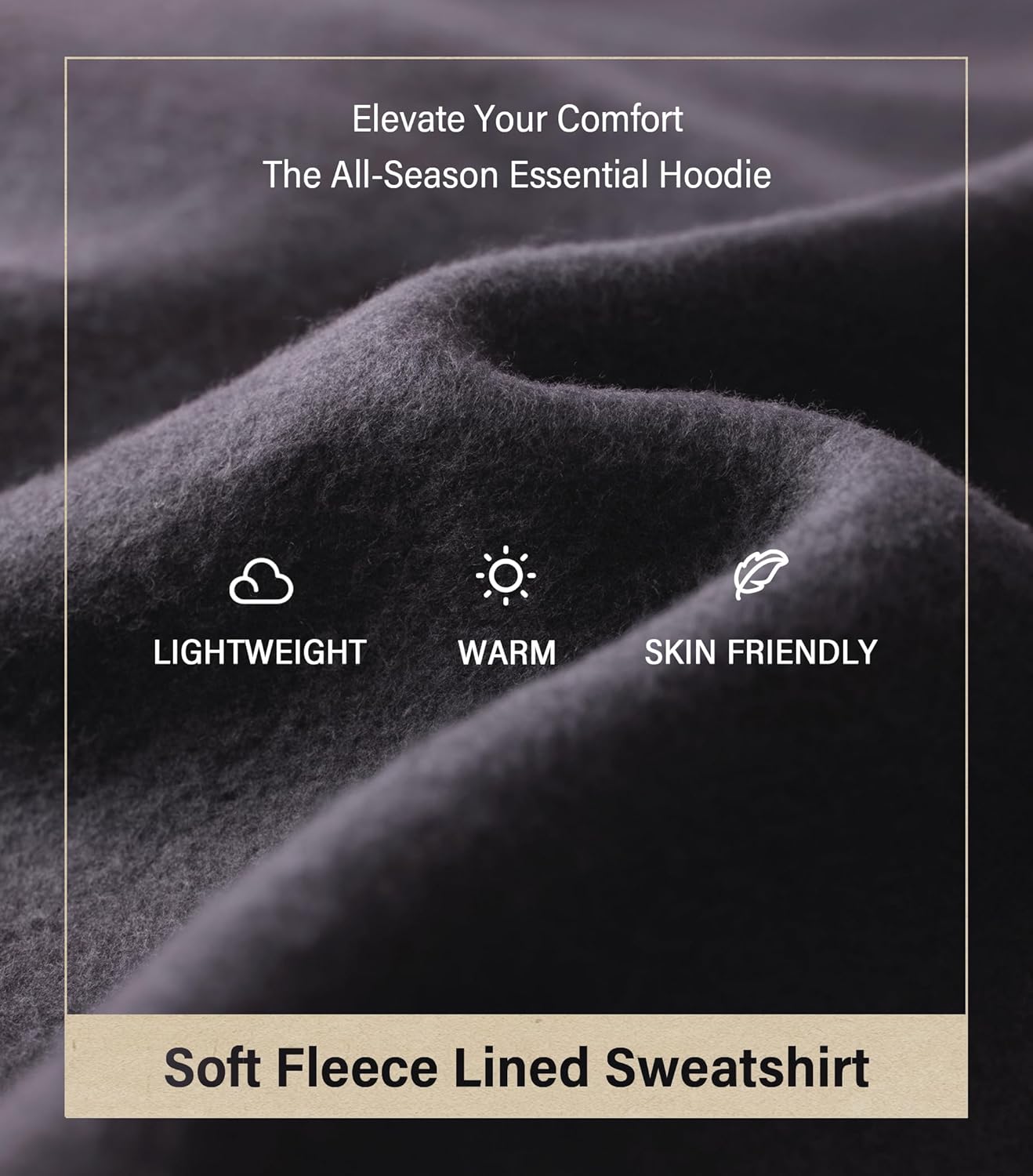 GENUWII Mens Hoodies Pullover Comfort Colors Sweatshirt Fall Winter Workout Gym Outdoor Fashion Hoodie - Image 5