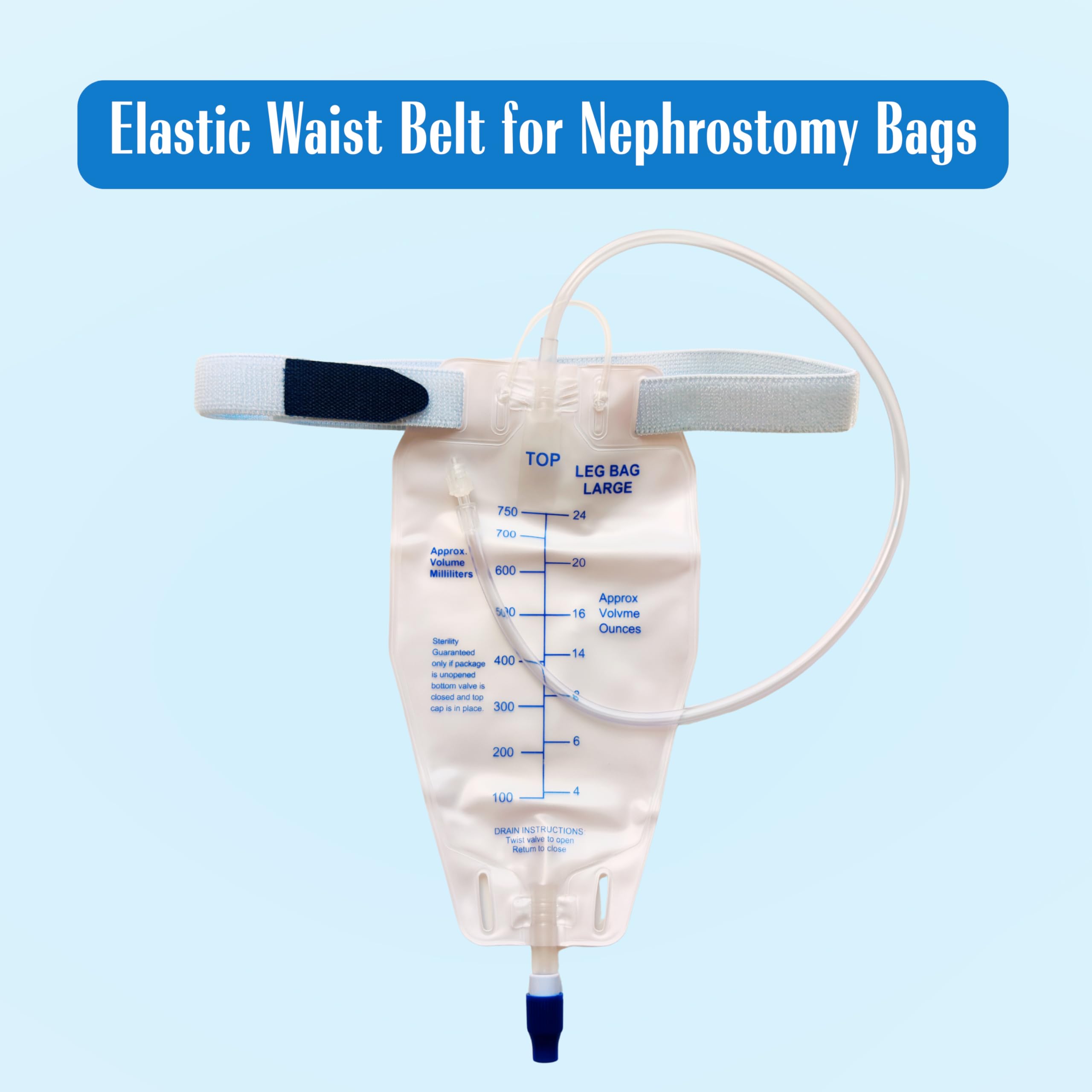 2-Pack 2.5cmx90cm Nephrostomy Bag Strap Holder | Abdominal Fixation product thumbnail 5