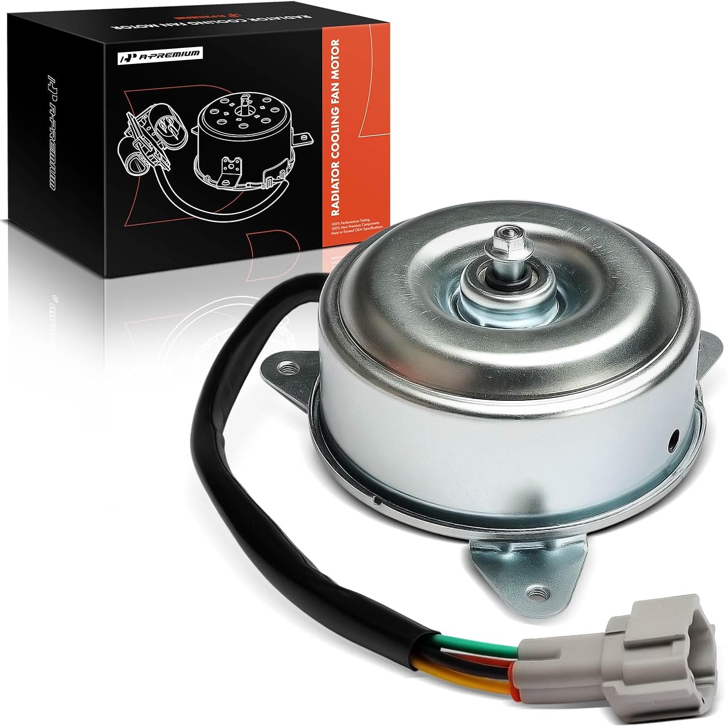 A-Premium Radiator Fan Motor Compatible with Nissan Maxima 1997-2001 & Infiniti G20 1999-2002, I30 2000-2001