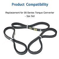 Vista 4 de labwork Correa de transmisión 725 de repuesto para convertidor de par Go Kart serie 30 - Juego de 3 piezas (3 correas)