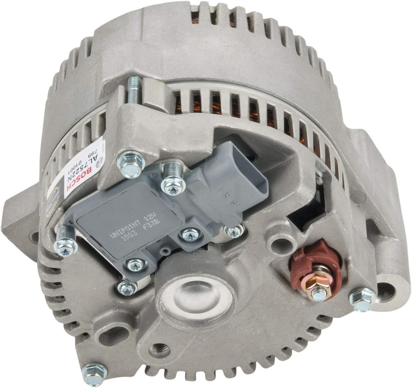 Bosch Automotive AL7522N Premium 100% New Alternator - Compatible With Select Ford E-150, E-250, E-350, Econoline, Club Wagon, F-150, F-250, F-350; 95 Amp
