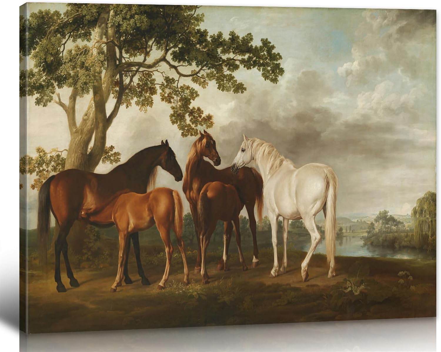 ルノワール ブージヴァルのダンス 水晶絵 絵画 額縁 アート 壁掛け