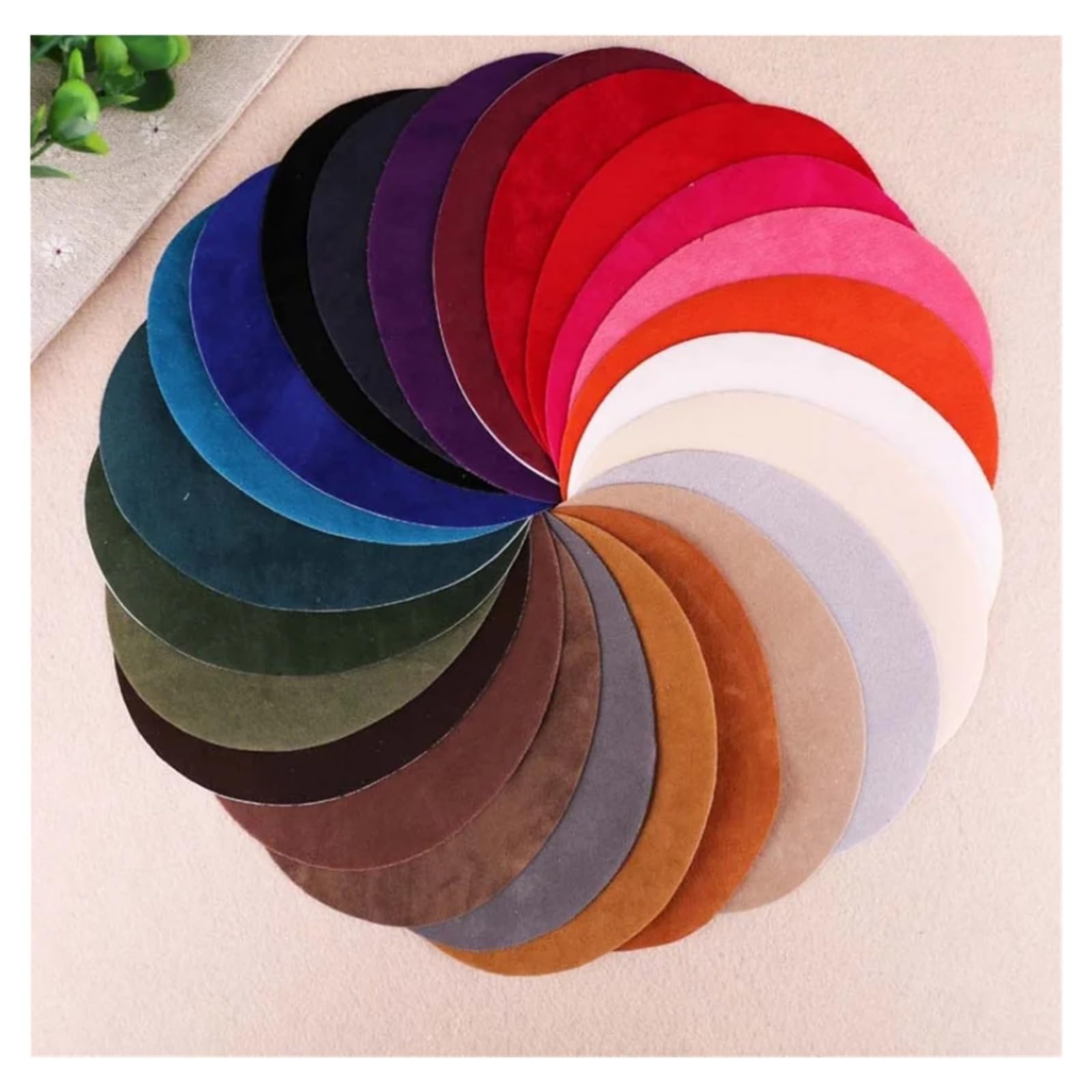 Ellbogen Knie Patches 10 Ovale, Einfarbige Lederaufnäher For Aufbügeln For Kleidung Wie Jeans, Knie, Mäntel – Applikationen, Reparaturzubehör(10 pcs No.14)