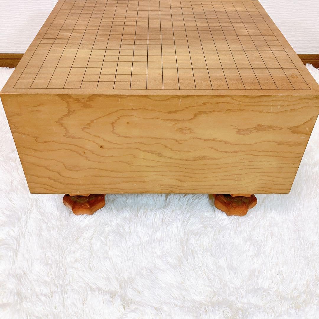 美品新榧 天地柾 碁盤蛤碁石号 碁笥セット 高級品 桐箱