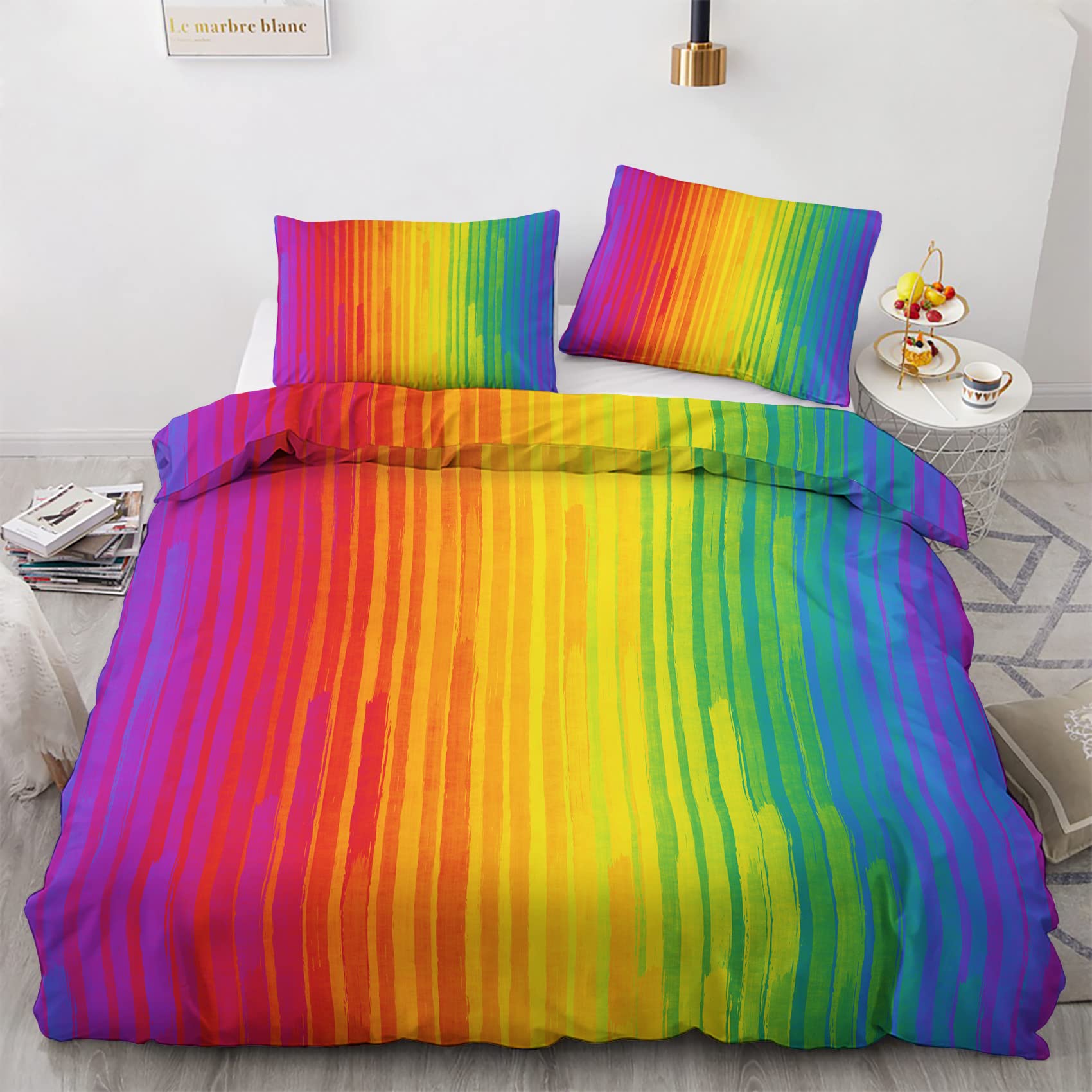 GEDAEUBA Sommer Bettwäsche 135x200 Bunte