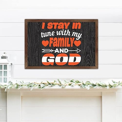 Marco de letras familiares letreros de madera citas inspiradoras para la familia marco de fotos de madera vintage letreros de madera retro para la