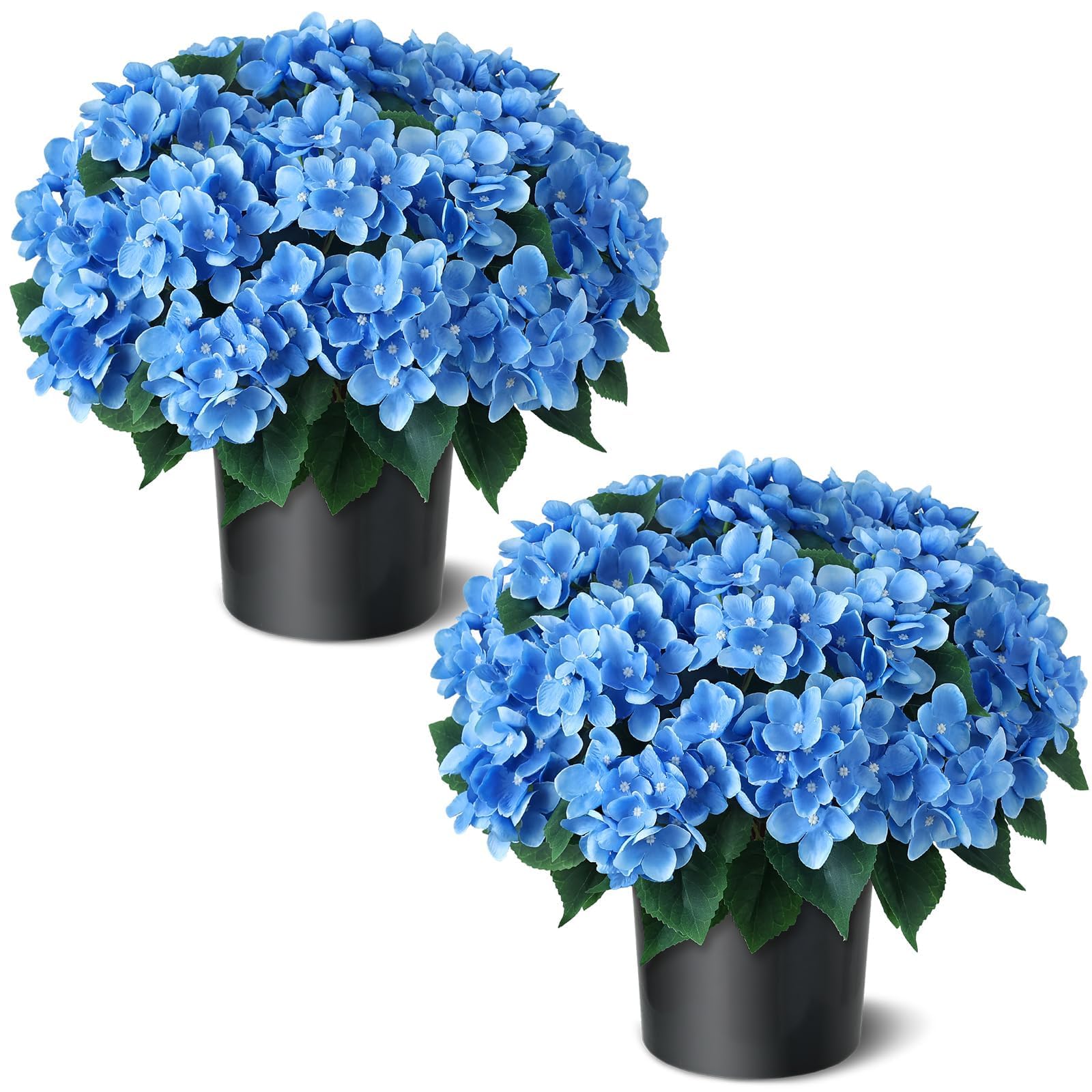 FOTEEWL Hydrangea Topiary Tree 2 Pack