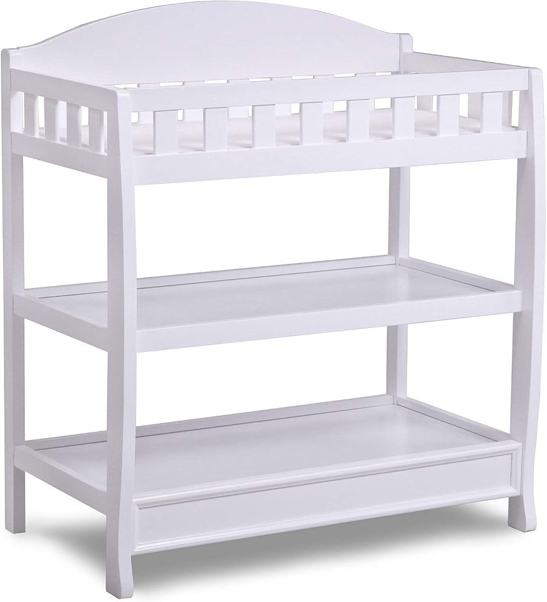 Cambiador infantil Delta Children con almohadilla, color blanco