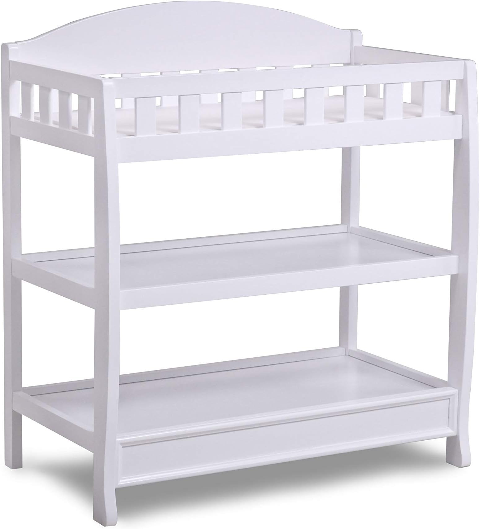 Delta Children Infant Changing Table with Pad, White