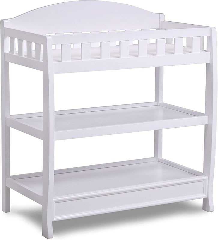 Cambiador infantil Delta Children con almohadilla, color blanco
