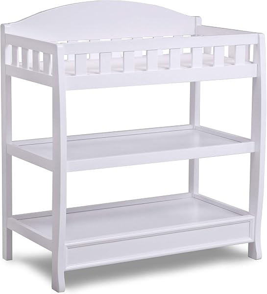 Delta Children Infant Changing Table with changing pad in White