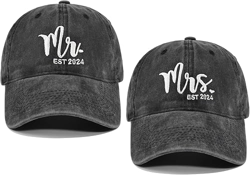 Regalos de señor y señora, sombreros de señor y señora para novia, regalos de compromiso, regalos de boda para parejas