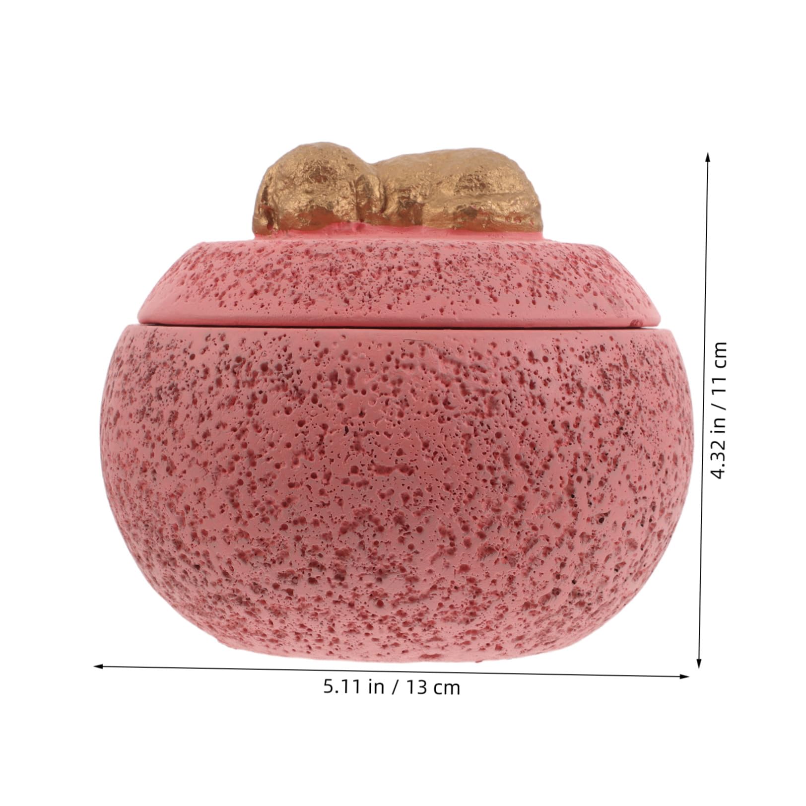 Veemoon Urna Design in Animali per Rosa e Domestici da Ceneri Cemento 12oz Semplice, Pratica Resistente per Funerali e Luoghi di Commemorazione