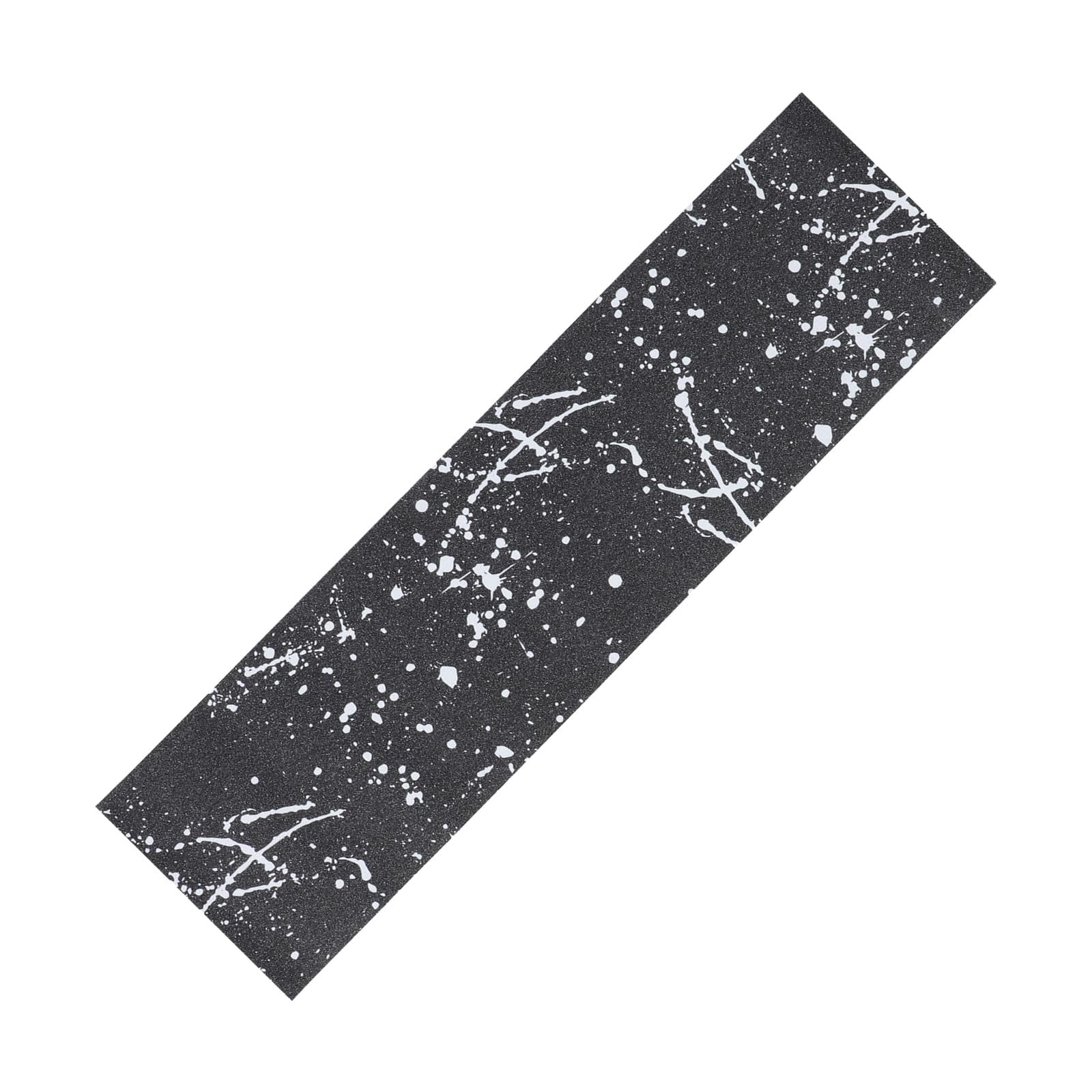 OUNONA Decorative Skateboard Grip Tape Longboard Scooter Sticker Slip Sandpaper Removable Deck Cover Black White for Stunt Scooter Riders