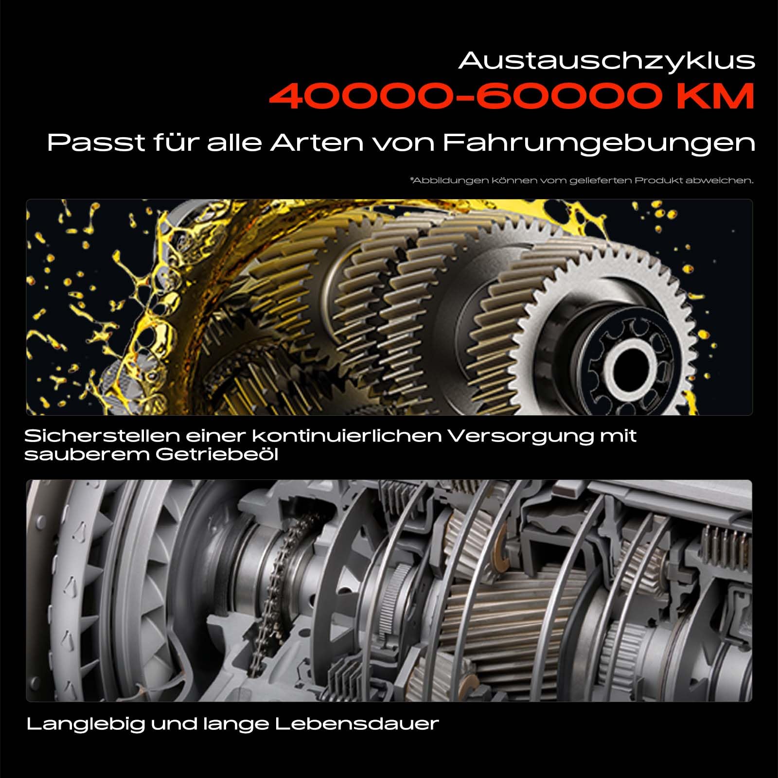 Frankberg Filtr oleju Filtr przekładni Zestaw filtrów hydraulicznych Zamiennik # V105390BEK