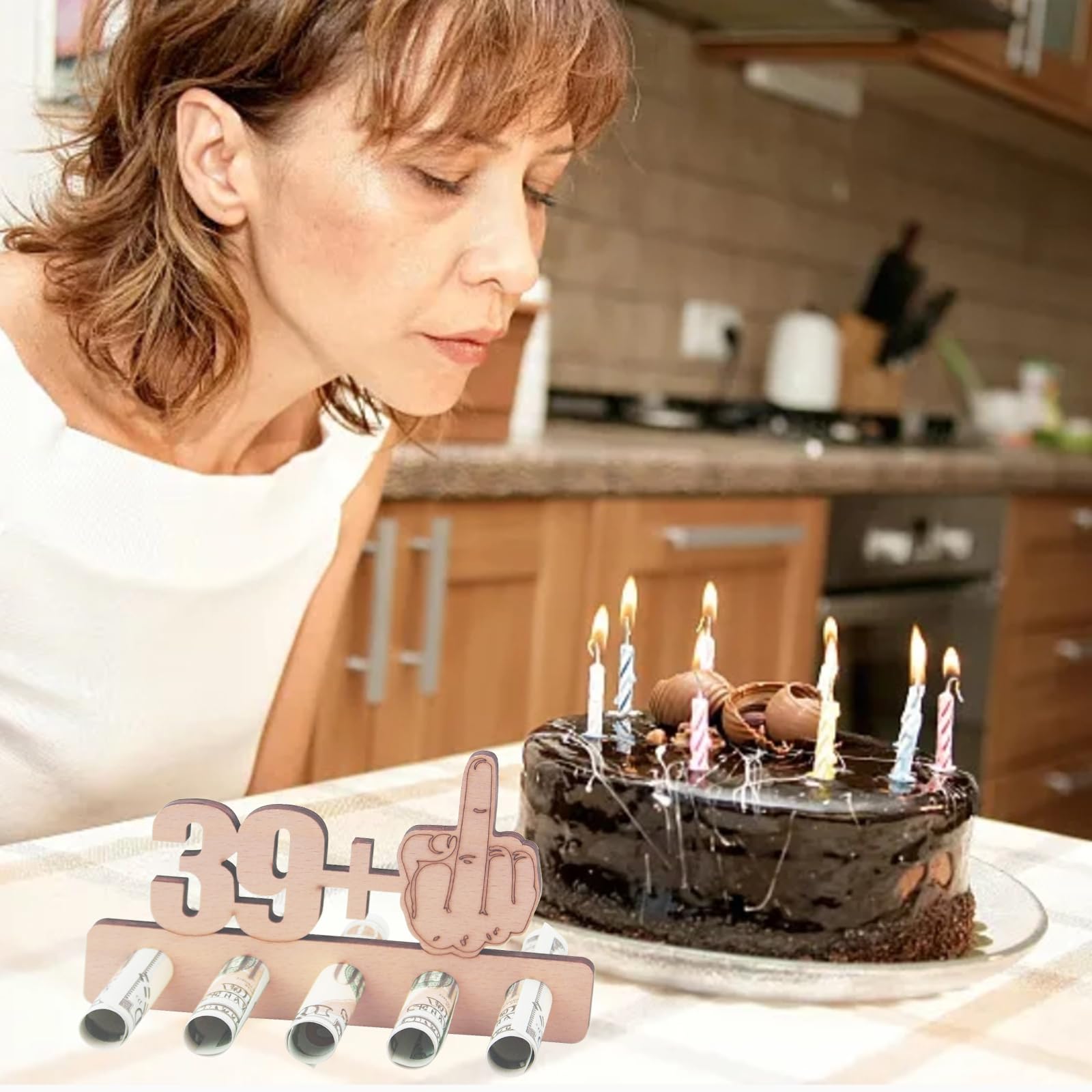 Decorazione Compleanno 40 Anni In Legno Fai Da Te – Cartello Con Supporto, Regalo Personalizzato