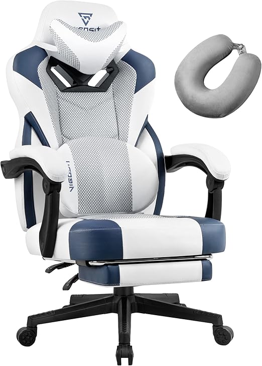 Vigosit Gaming Chair PRO, Ergonomic Gaming Chairs for Adults Heavy People, Reclining Office Desk