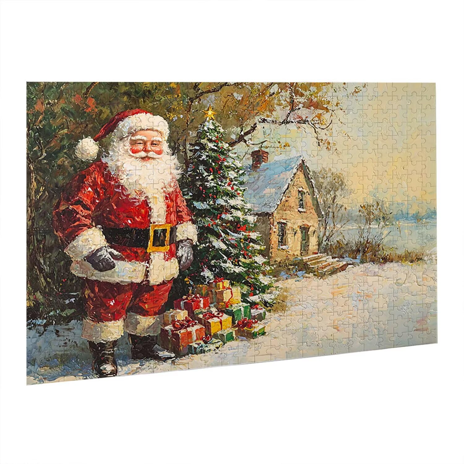 Jigsaw Puzzle, 5000 Pezzi Puzzle Classici, Natale Puzzle Rilassamento Intelligence, Mpossibile Difficile Puzzle Impegnativo per Adulti Puzzle Gioco Familiare, Regalo per Amore Amico Vecchiofr0-527