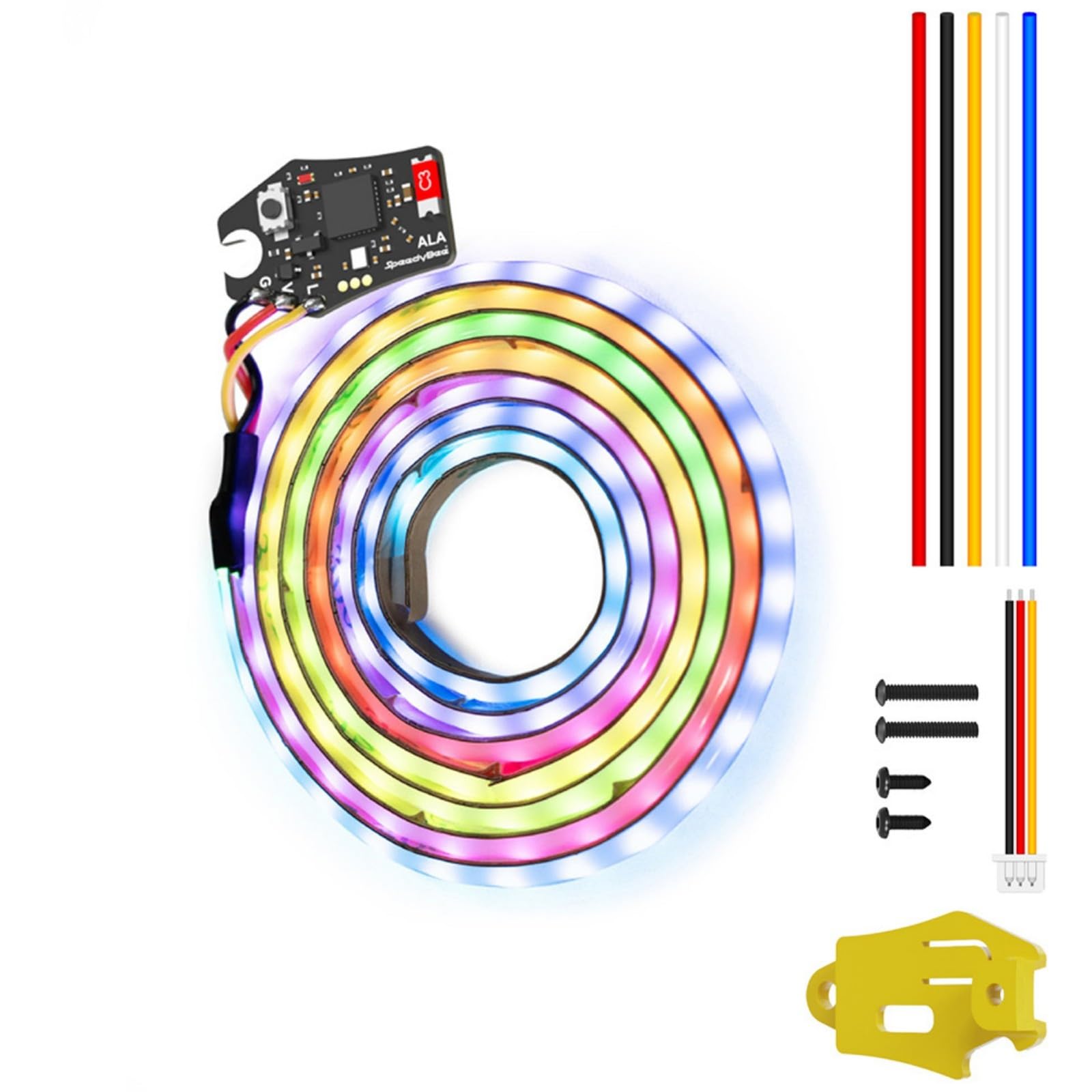 Tiras LED SpeedyBee para evitar pérdidas visuales en el kit de iluminación FPV 7