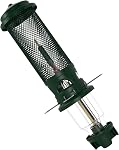 Squirrel Buster Legacy Truly Squirrel-Proof Wild Bird Feeder w/4 Stainless Steel Perches and 4 Seed Ports, for Clinging and Perching Birds, 2.6 lbs Seed Capacity, Green | 2.6 Lb Capacity, 4 Metal Perches and Ports, Weight-Adjustable Squirrel-Proof Sh