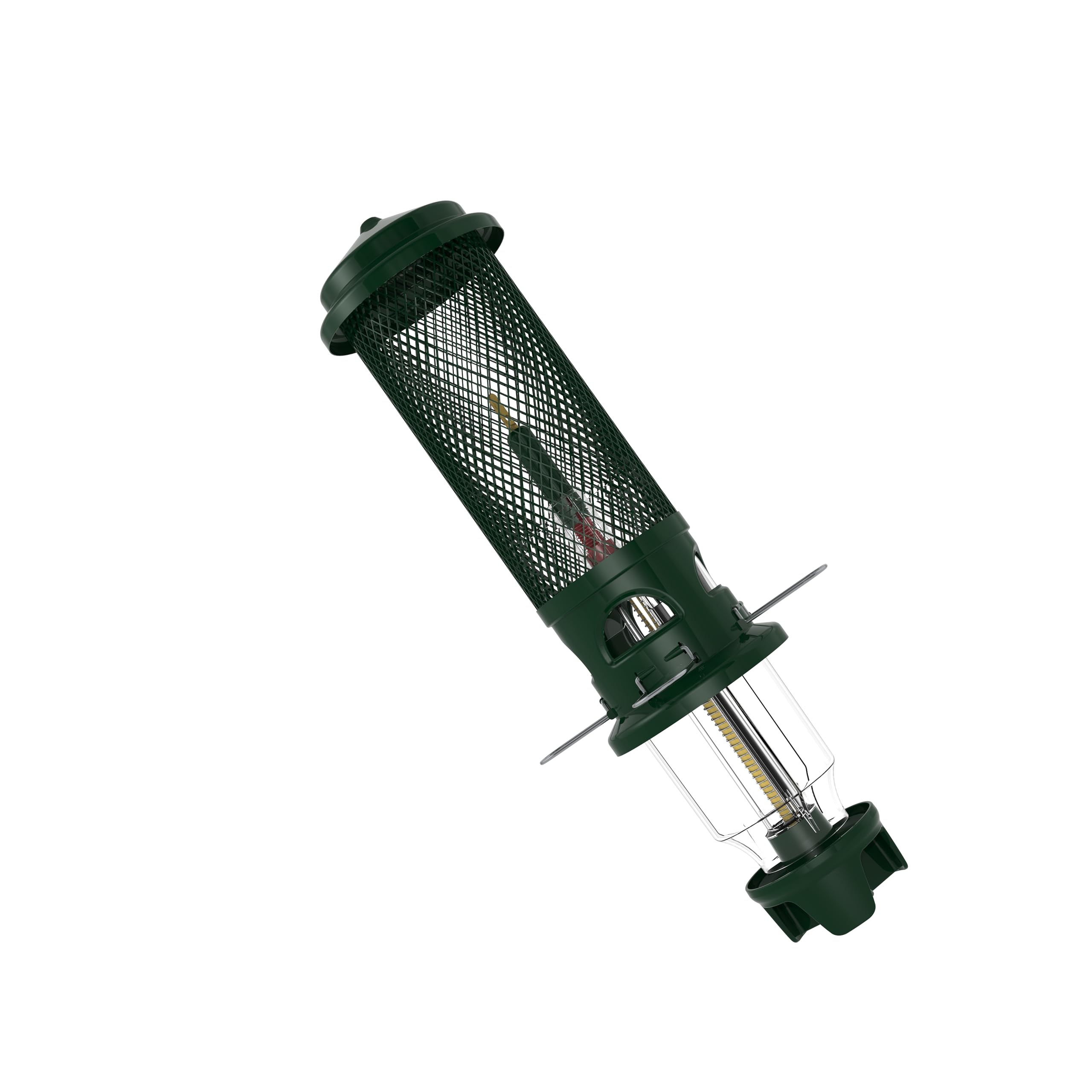 Squirrel Buster Legacy odporny na wiewiórki karmnik dla ptaków z 4 metalowymi grzędami, pojemność nasion 1,2 kg