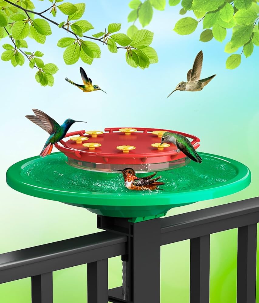 HUMMING BIRD アウトドア用品 Amazon.com : Hummingbird Feeders for Outdoors, Big Ant Moat