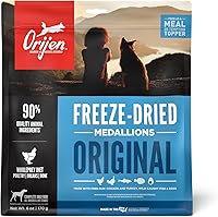 Vista 1 de ORIJEN Grain Free High Protein Freeze Dried Dog Food & Topper Original Recipe 6oz Bag